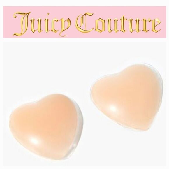 Juicy Couture 2-PC Heart Shaped Silicone Nipple Covers - Picture 1 of 5